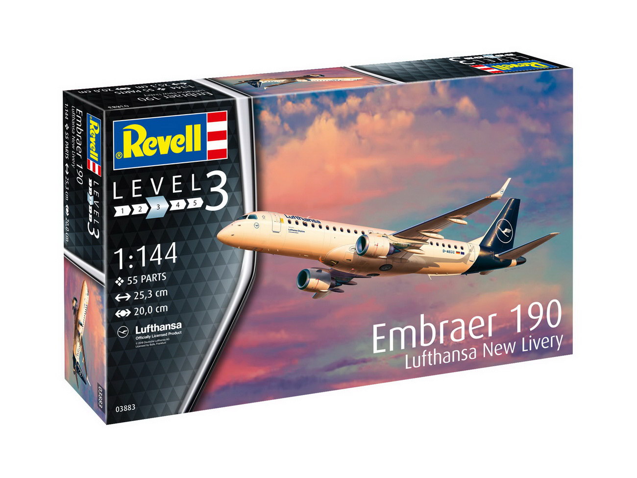 Revell 03883 - Embraer 190 Lufthansa New Livery