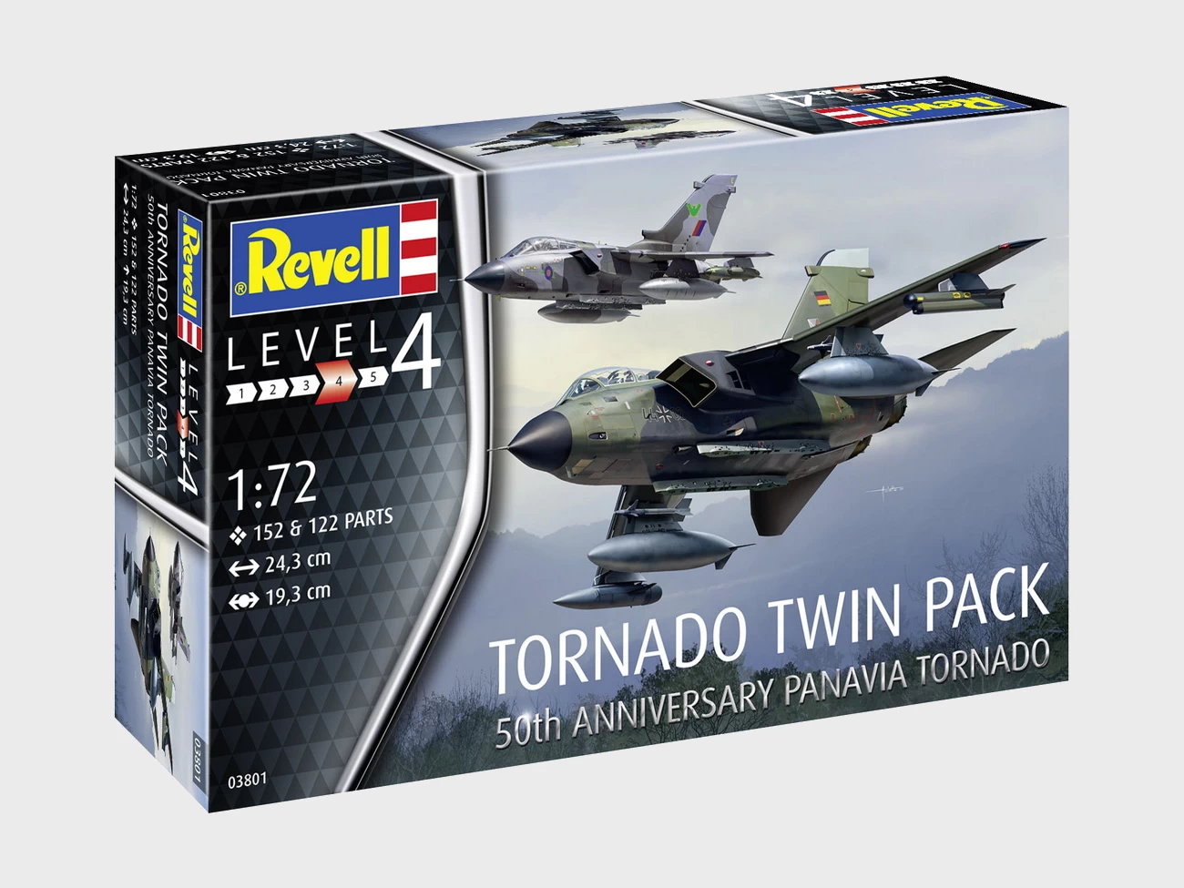 Revell 03801 - Tornado Doppelpack 50 Jahre Panavia Tornado - Flugzeug Modell