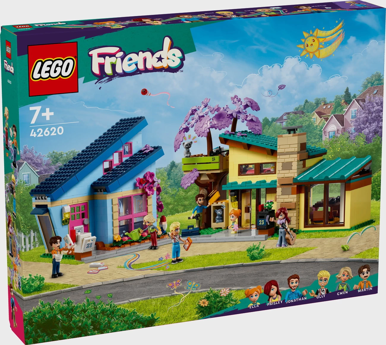 LEGO Friends 42620 - Ollys und Paisleys Familienhaus