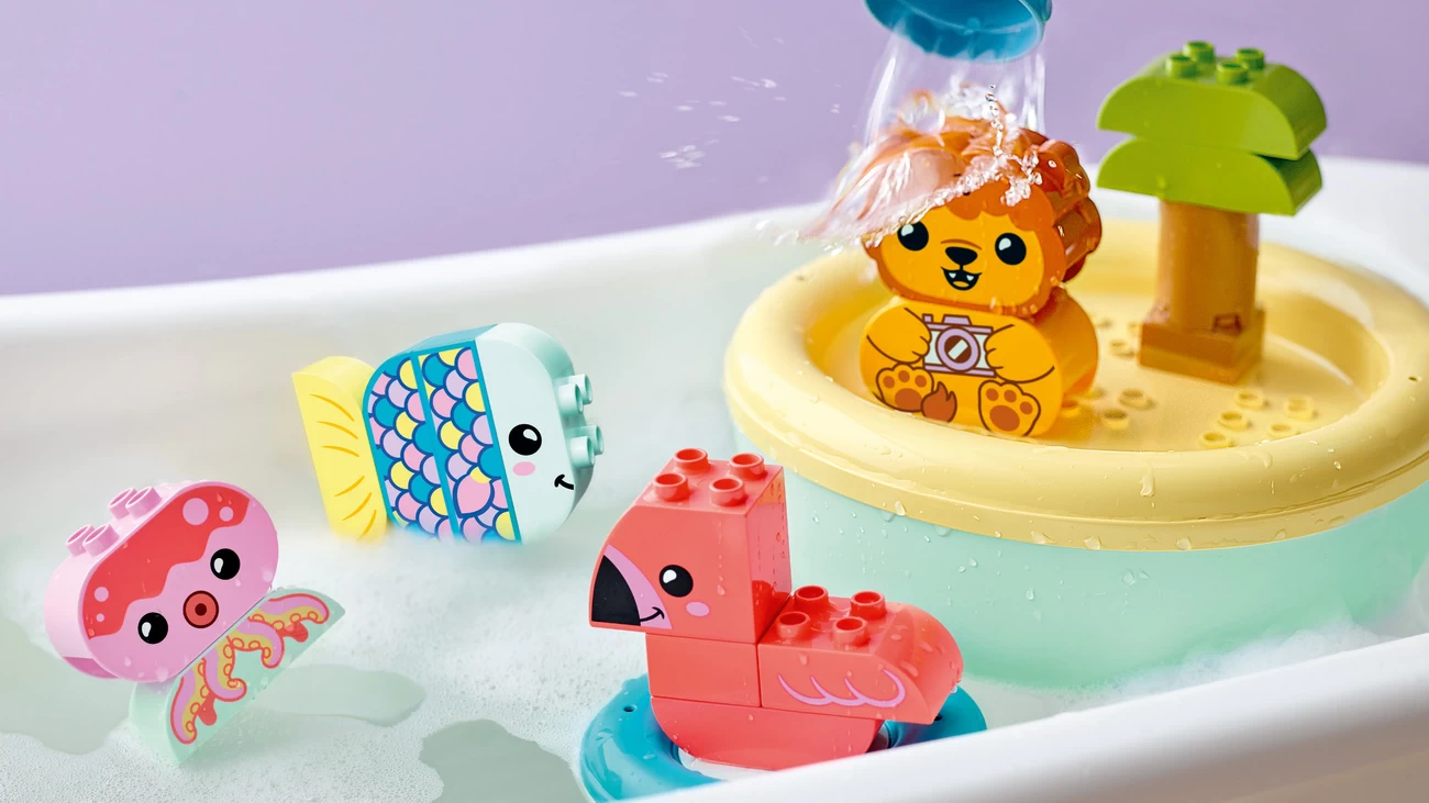 LEGO DUPLO 10966 - Badewannenspaß Schwimmende Tierinsel