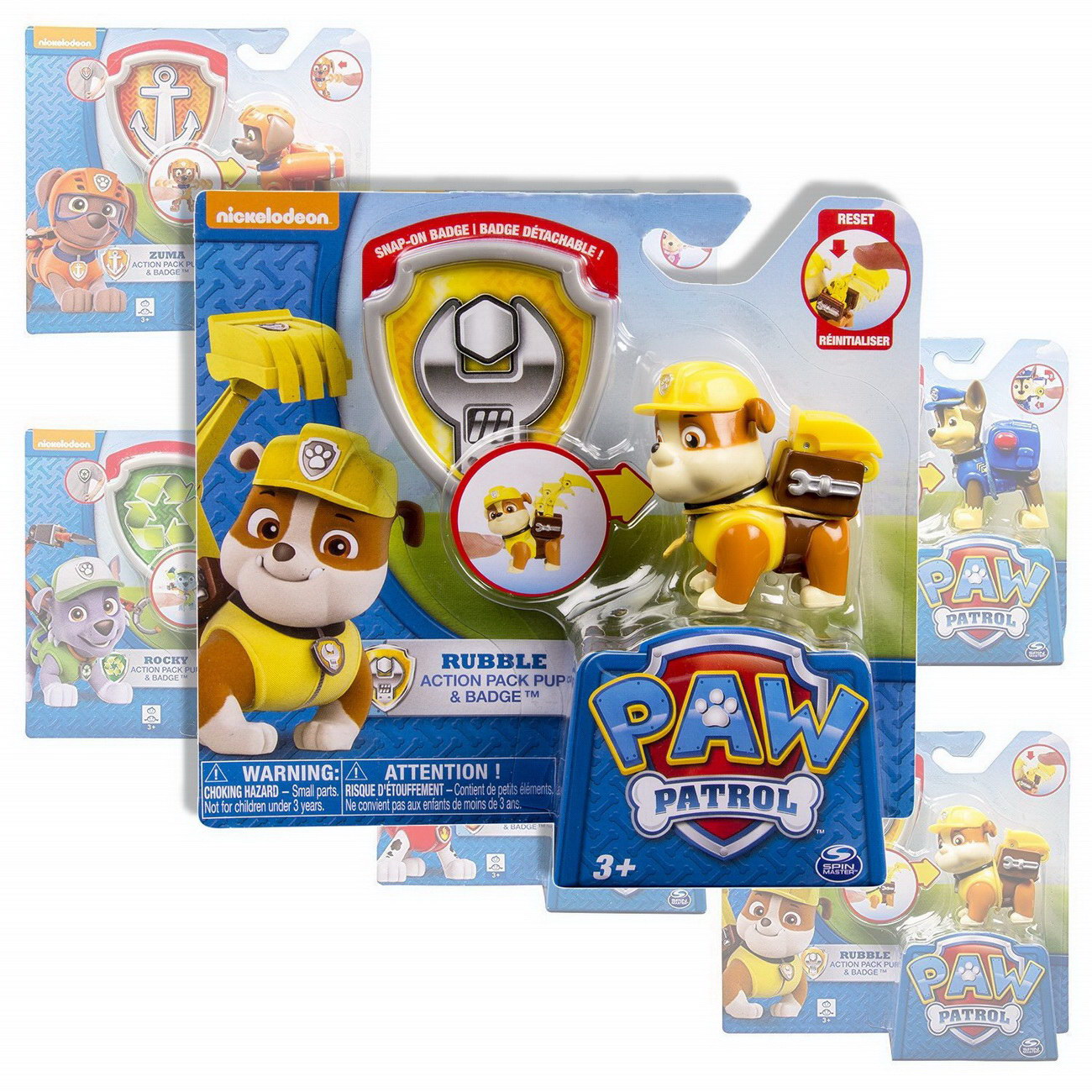 Rubble - Paw Patrol Action Pack Pup