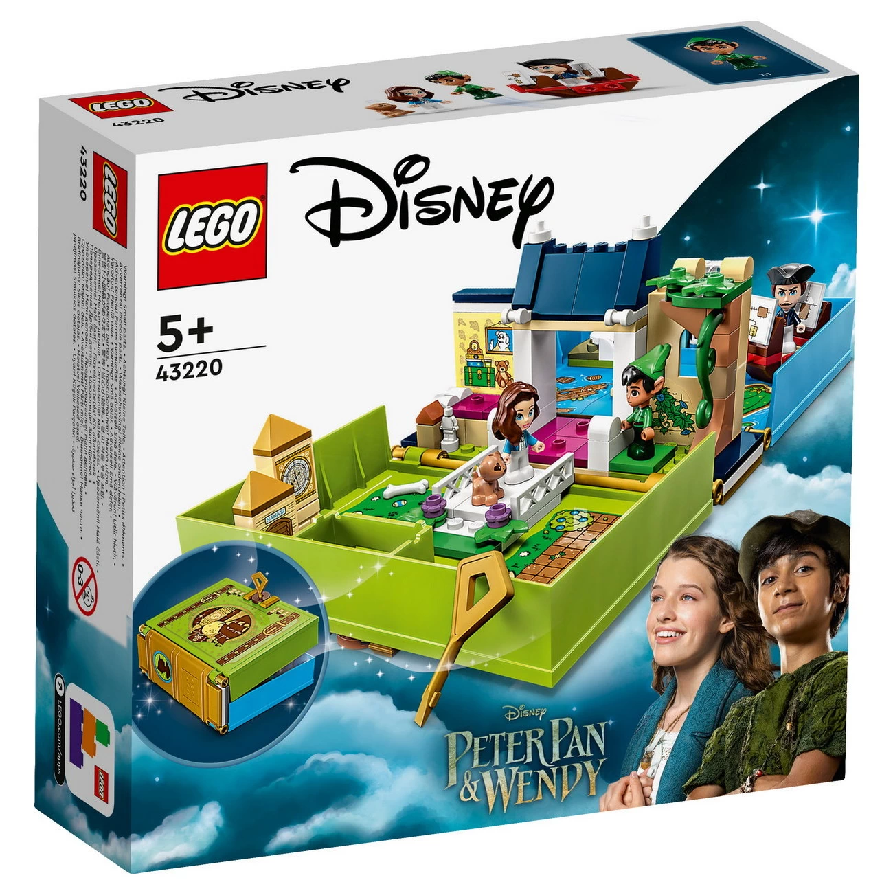 LEGO Disney Princess 43220 - Peter Pan & Wendy - Märchenbuch-Abenteuer
