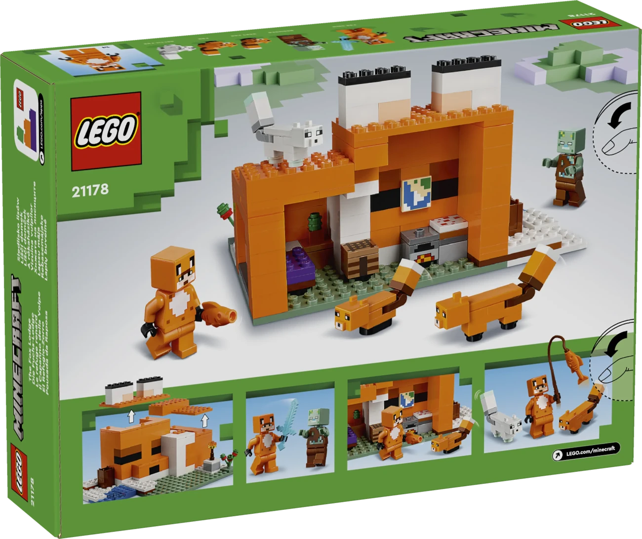 LEGO Minecraft 21178 - Die Fuchs-Lodge