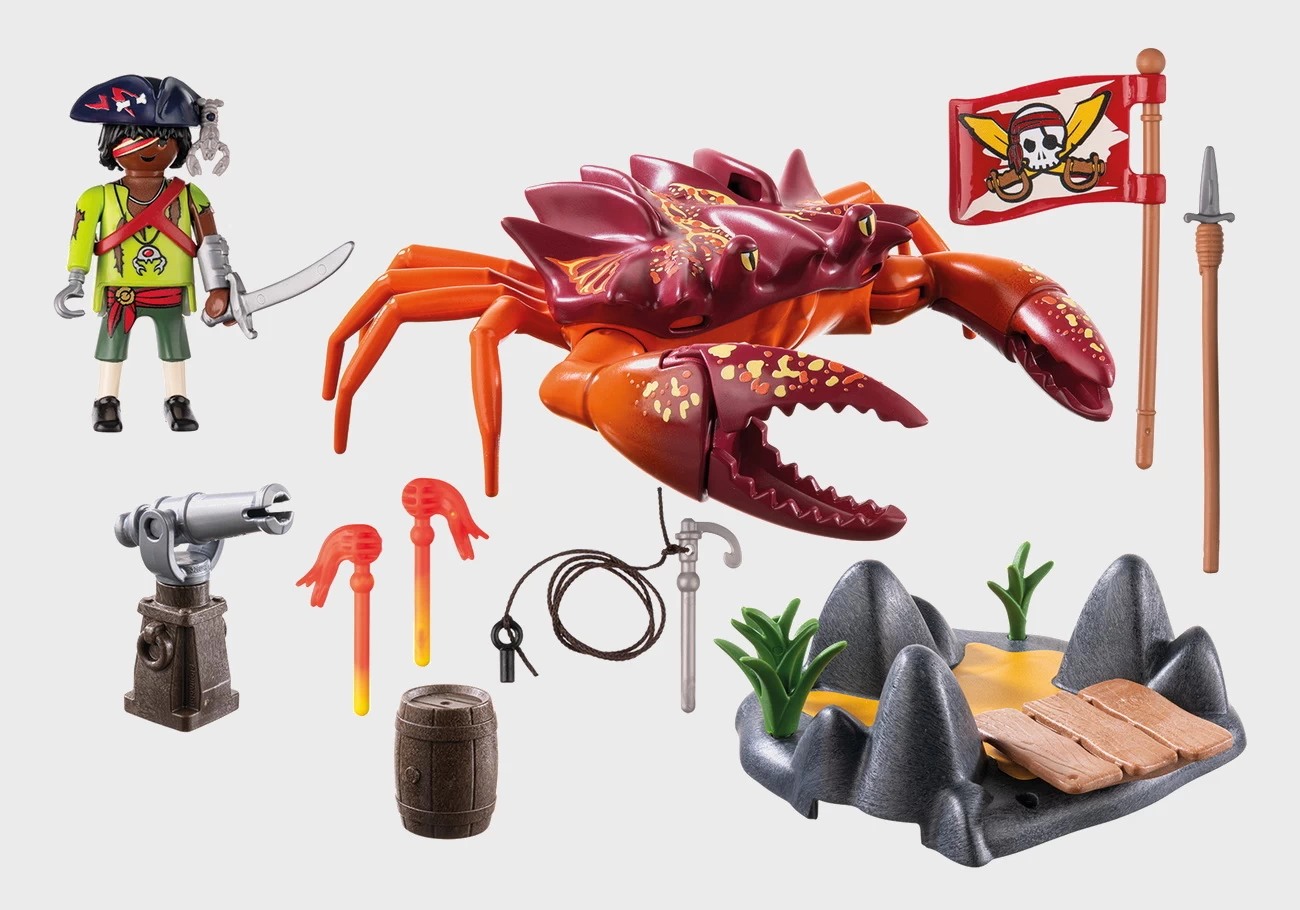 Playmobil 71532 - Kampf gegen die Riesenkrabbe - Pirates