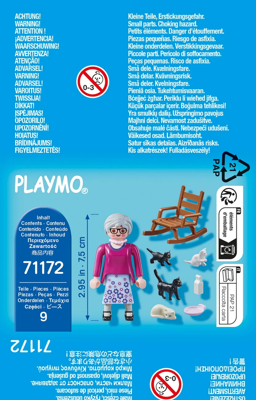 Playmobil 71172 - Oma mit Katzen - Special Plus