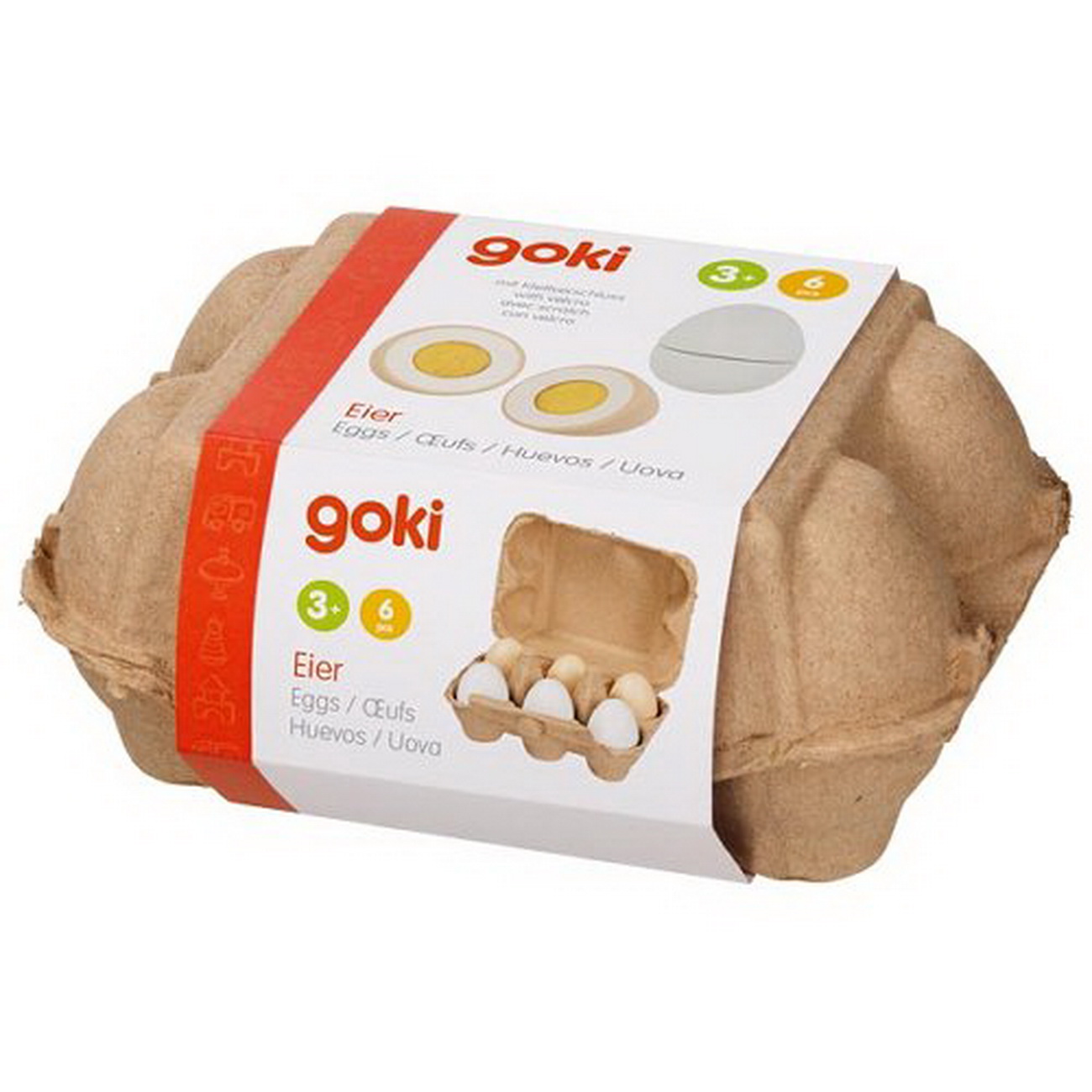 Eier mit Klettverbindung (goki 51511)