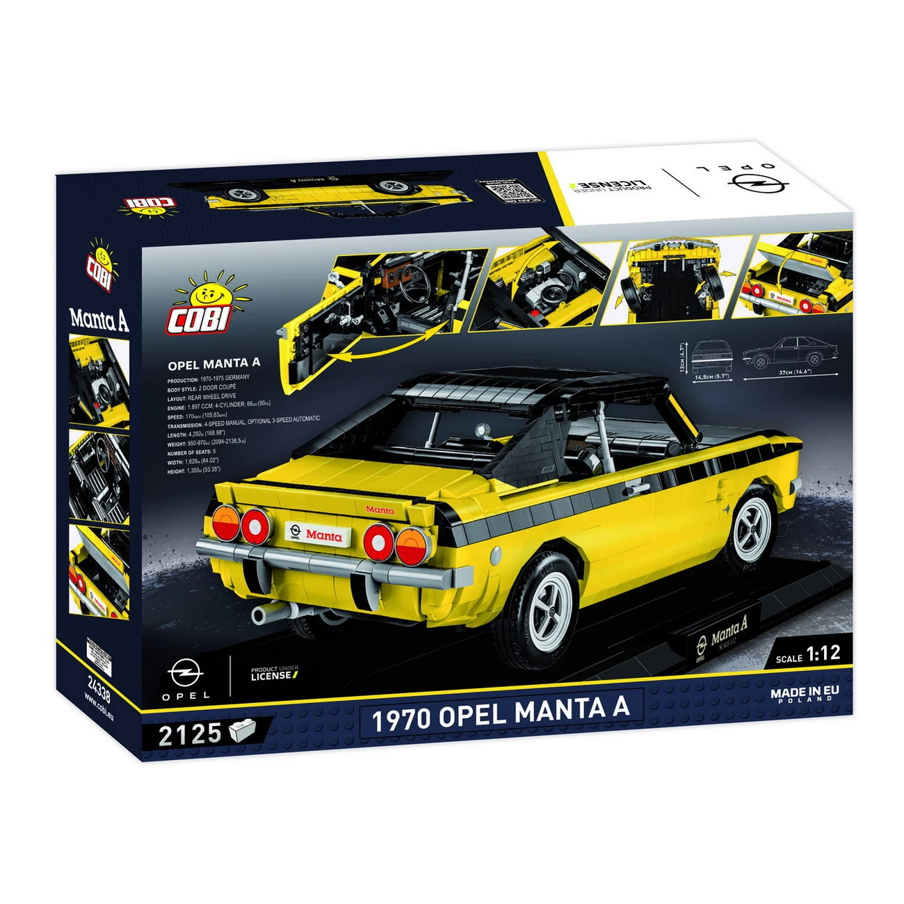 COBI - 1970 Opel Manta A (24338) - Executive Edition