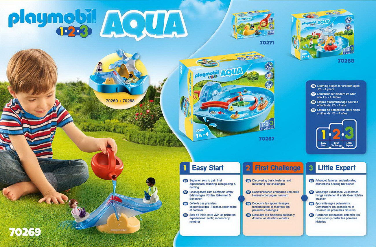 Playmobil 70269 - Wasserwippe mit Gießkanne - 1.2.3 / Aqua
