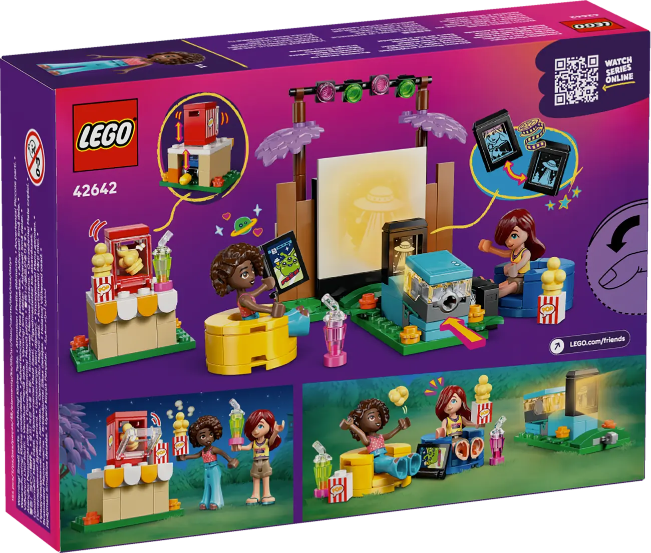 LEGO Friends 42642 - Filmabend mit Freunden