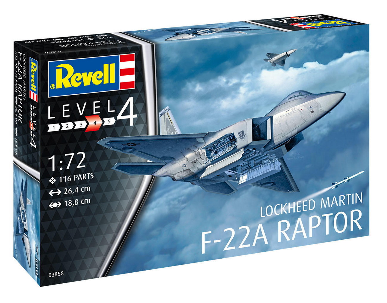 Revell 03858 -  Lockheed Martin F-22A Raptor