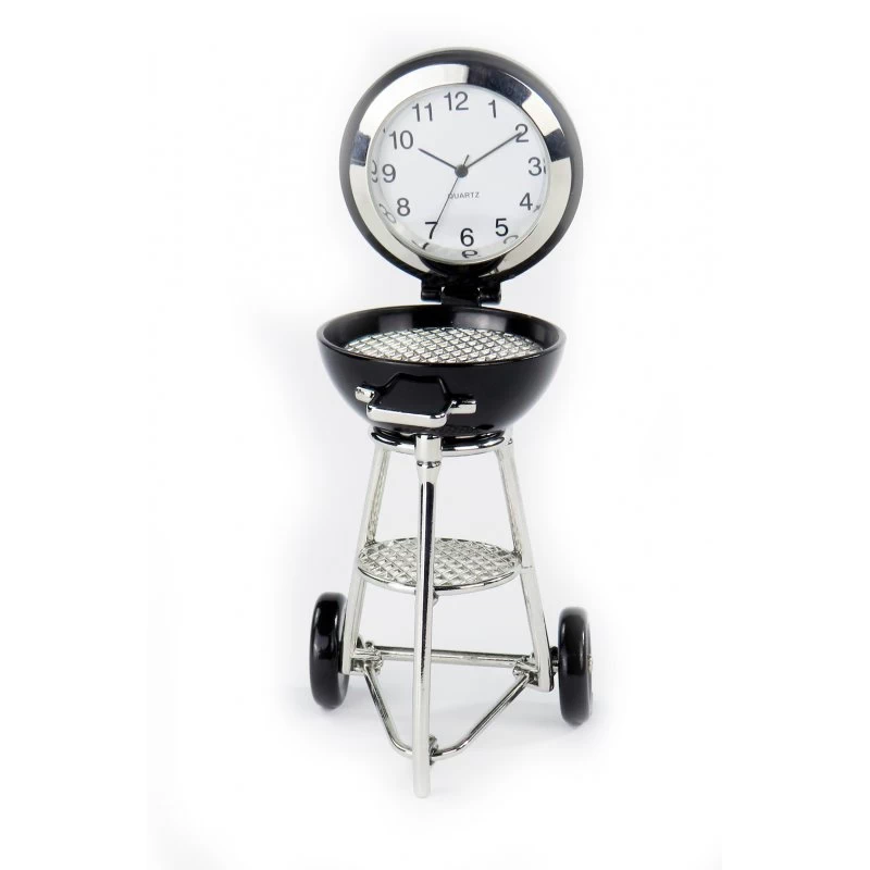 Siva Clock - Uhr Grill schwarz (99070)