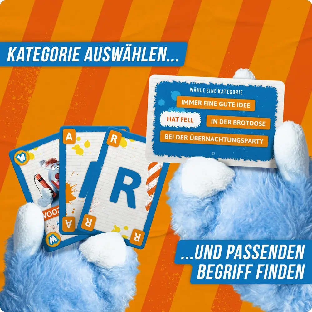 Woozle Goozle Kartenspiel - STADT LAND VOLLPFOSTEN (DENKRIESEN)