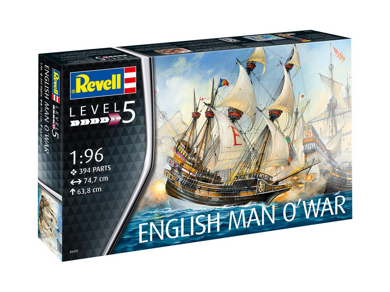 Revell 05429 - English Man O'War - Segelschiff Modell