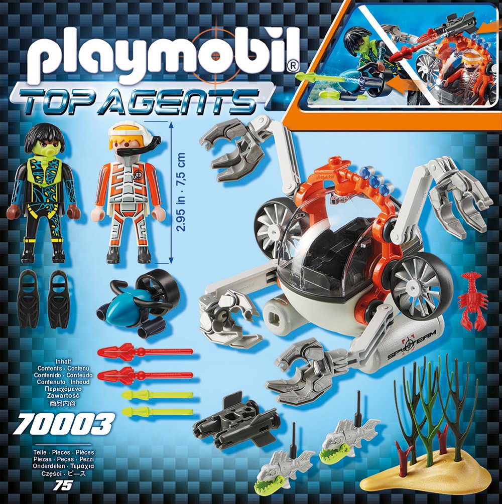 Playmobil 70003 - Spy Team Sub Bot (Top Agents)