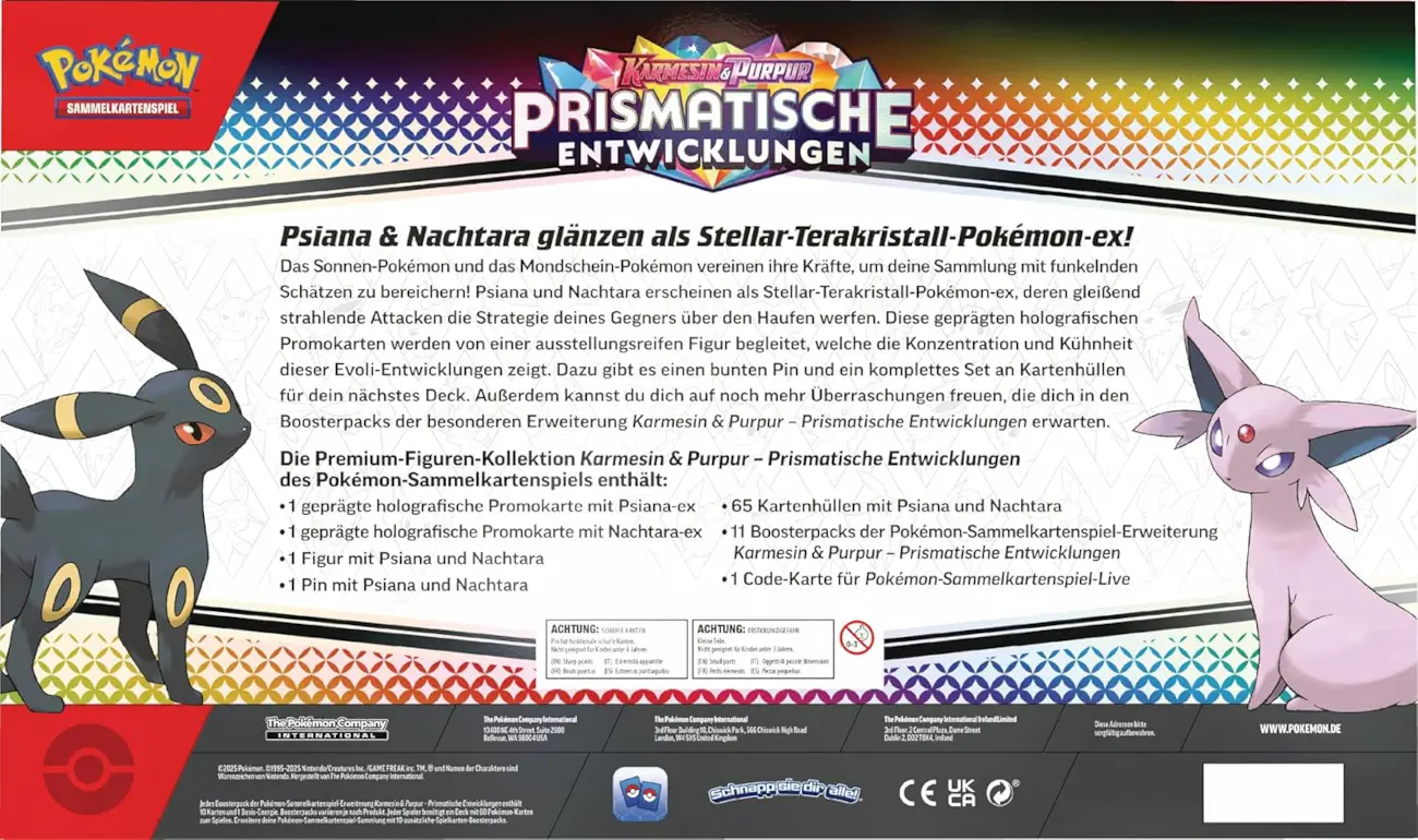 Pokemon Premium Figuren Kollektion - Prismatische Entwicklungen
