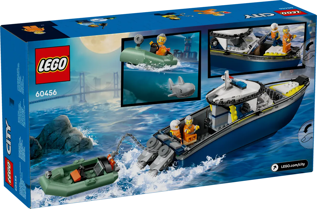 LEGO City 60456 - Verfolgungsjagd im Polizeiboot