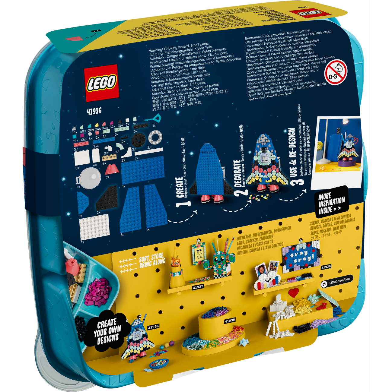 LEGO DOTs 41936 - Raketen Stiftehalter