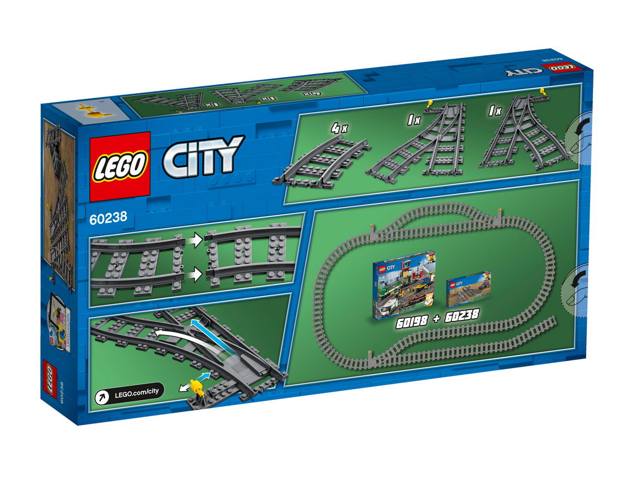 LEGO City 60238 - Eisenbahn Weichen