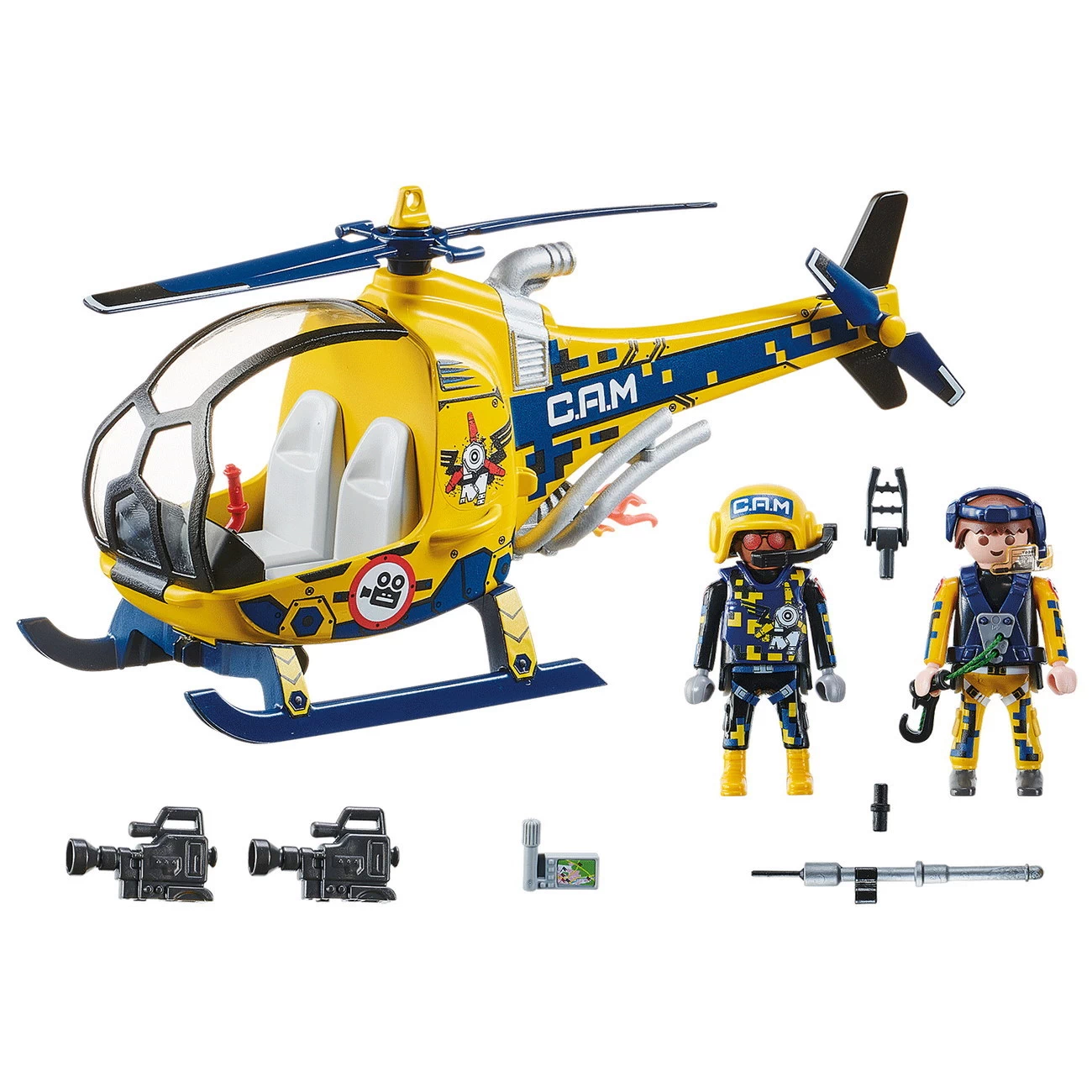 Playmobil 70833 - Filmcrew Helikopter - Air Stuntshow