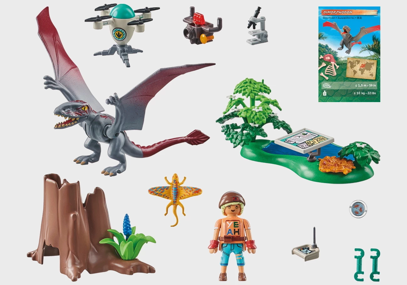 Playmobil 71525 - Beobachtungsstation für Dimorphodon - Dinos
