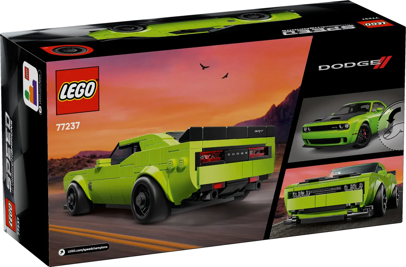 LEGO Speed Champions 77237 - Dodge Challenger SRT Hellcat Sportwagen