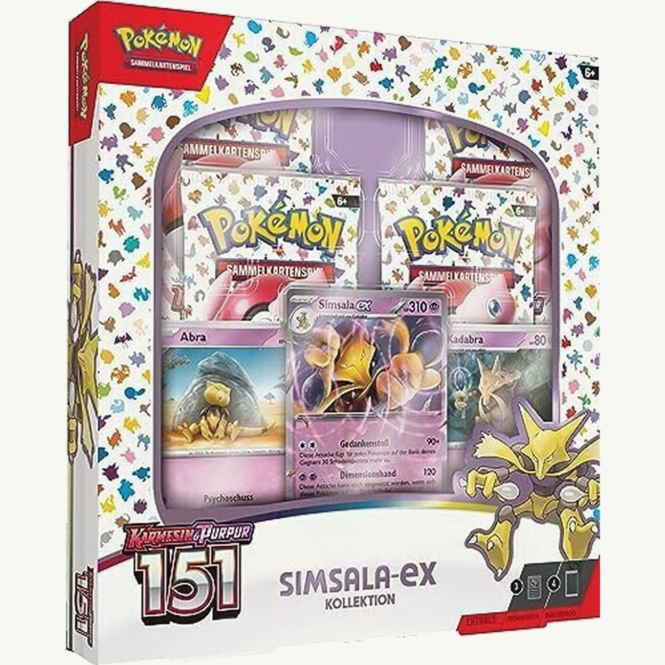 Pokemon Simsala EX Kollektion - Karmesin und Purpur 151