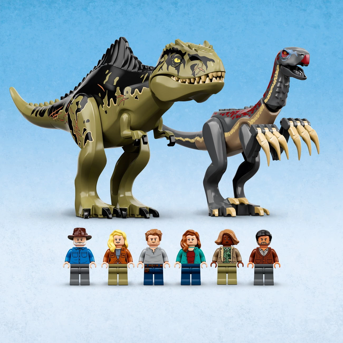 LEGO Jurassic World 76949 - Giganotosaurus & Therizinosaurus Angriff