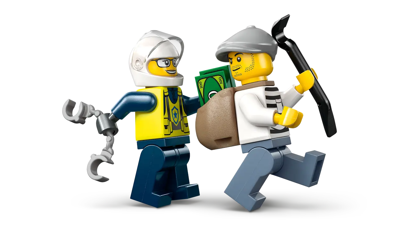 LEGO City 60455 - Verfolgungsjagd mit dem Polizeimotorrad 4+