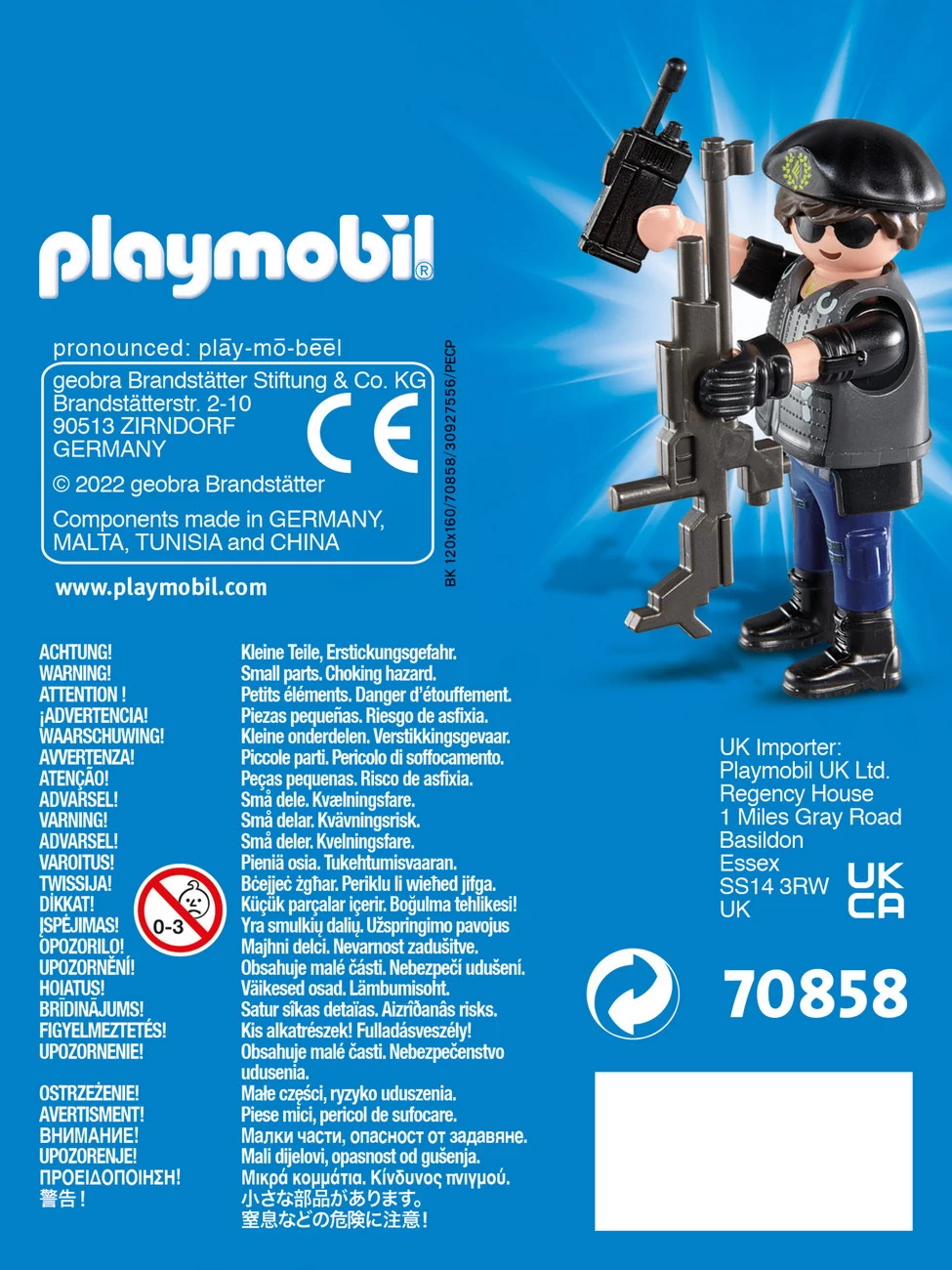 Playmobil 70858 - Polizist (PLAYMO-FRIENDS)