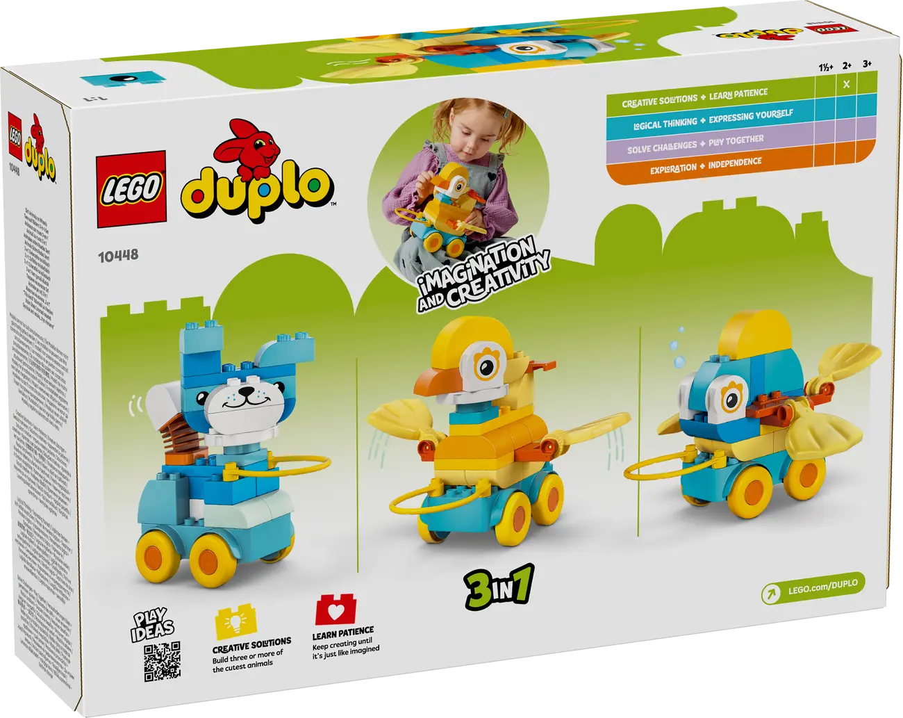 LEGO DUPLO 10448 - Tiere auf Rädern 3-in-1-Set