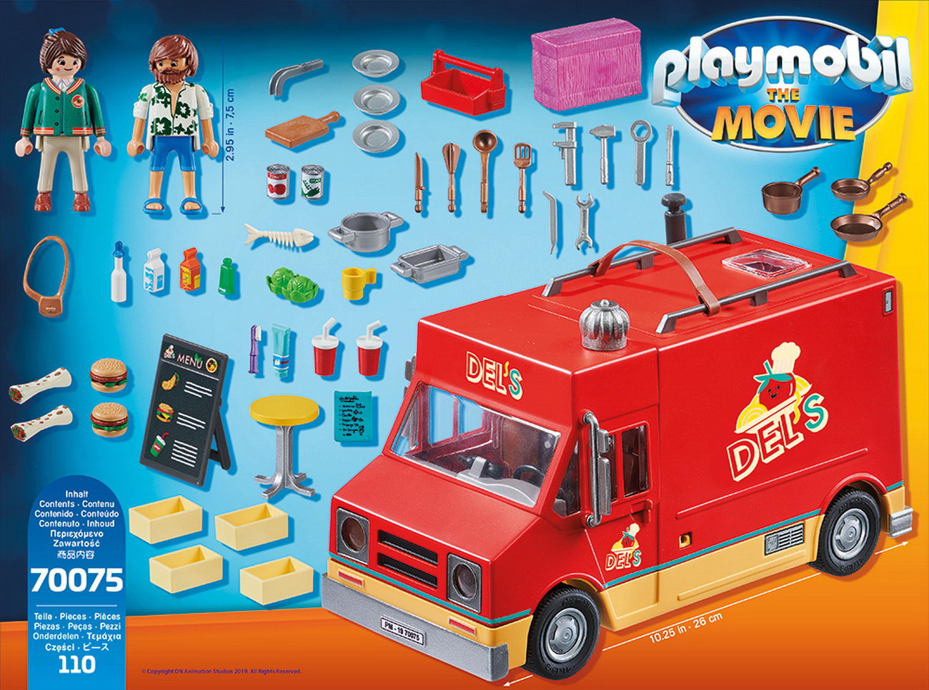 Playmobil 70075 - Dels Food Truck (The Movie)