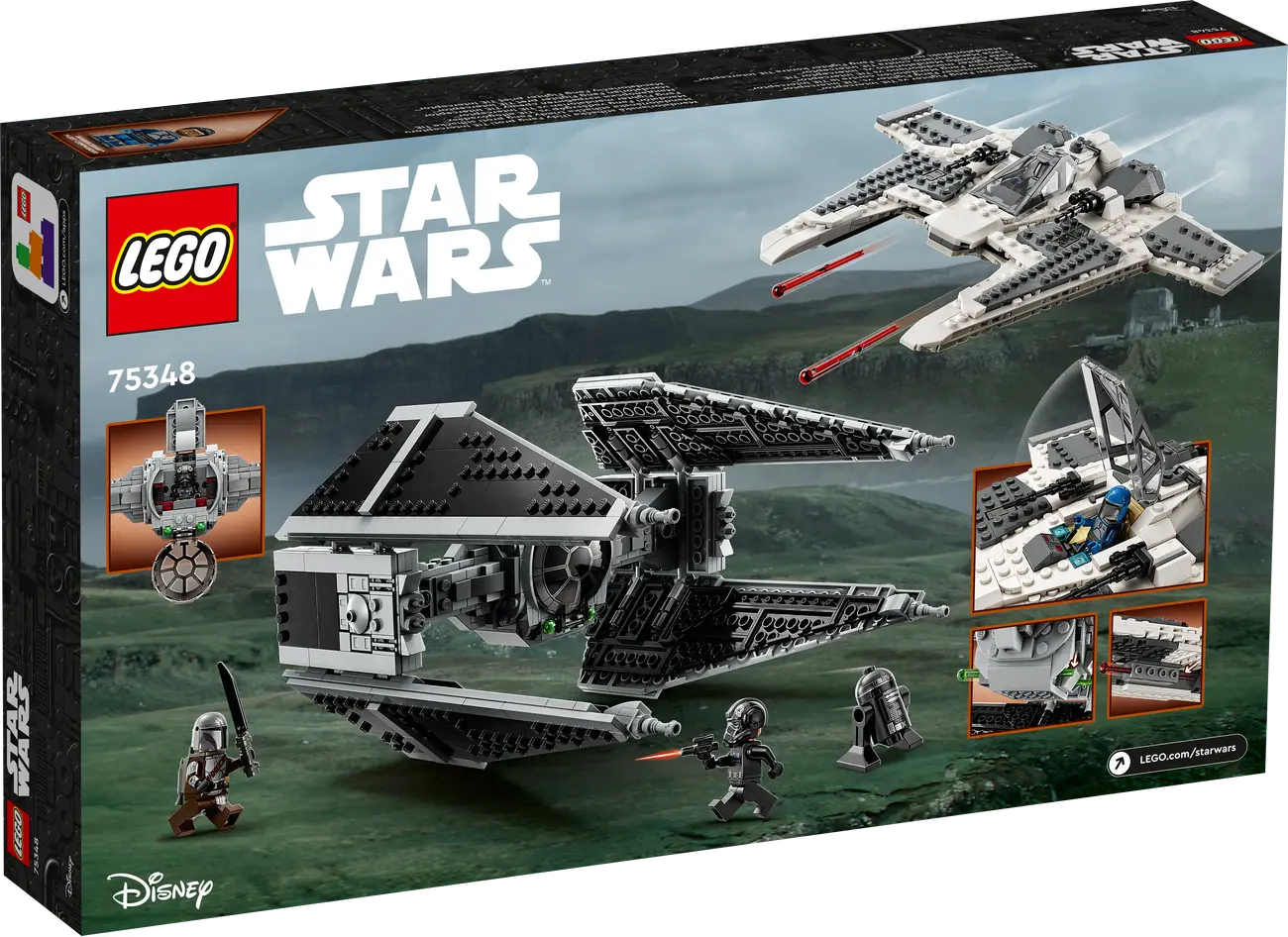 LEGO Star Wars 75348 - Mandalorianischer Fang Fighter vs. TIE Interceptor