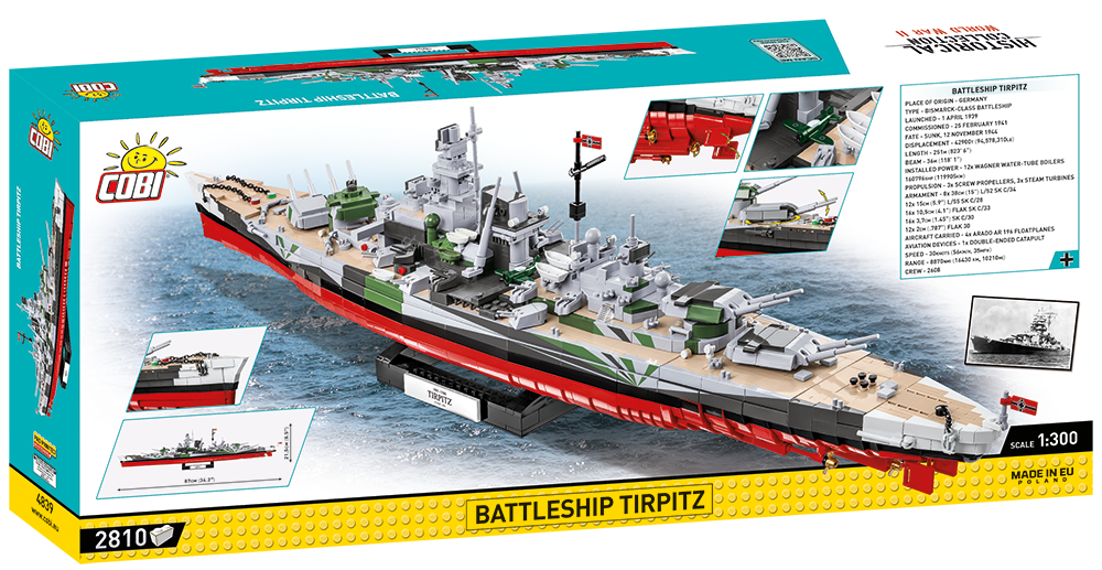 COBI - Schlachtschiff Tirpitz (4839)