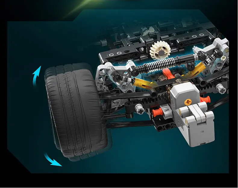 CaDA Mercedes-AMG ONE 1:8 grau - GHz Bricks C61503W