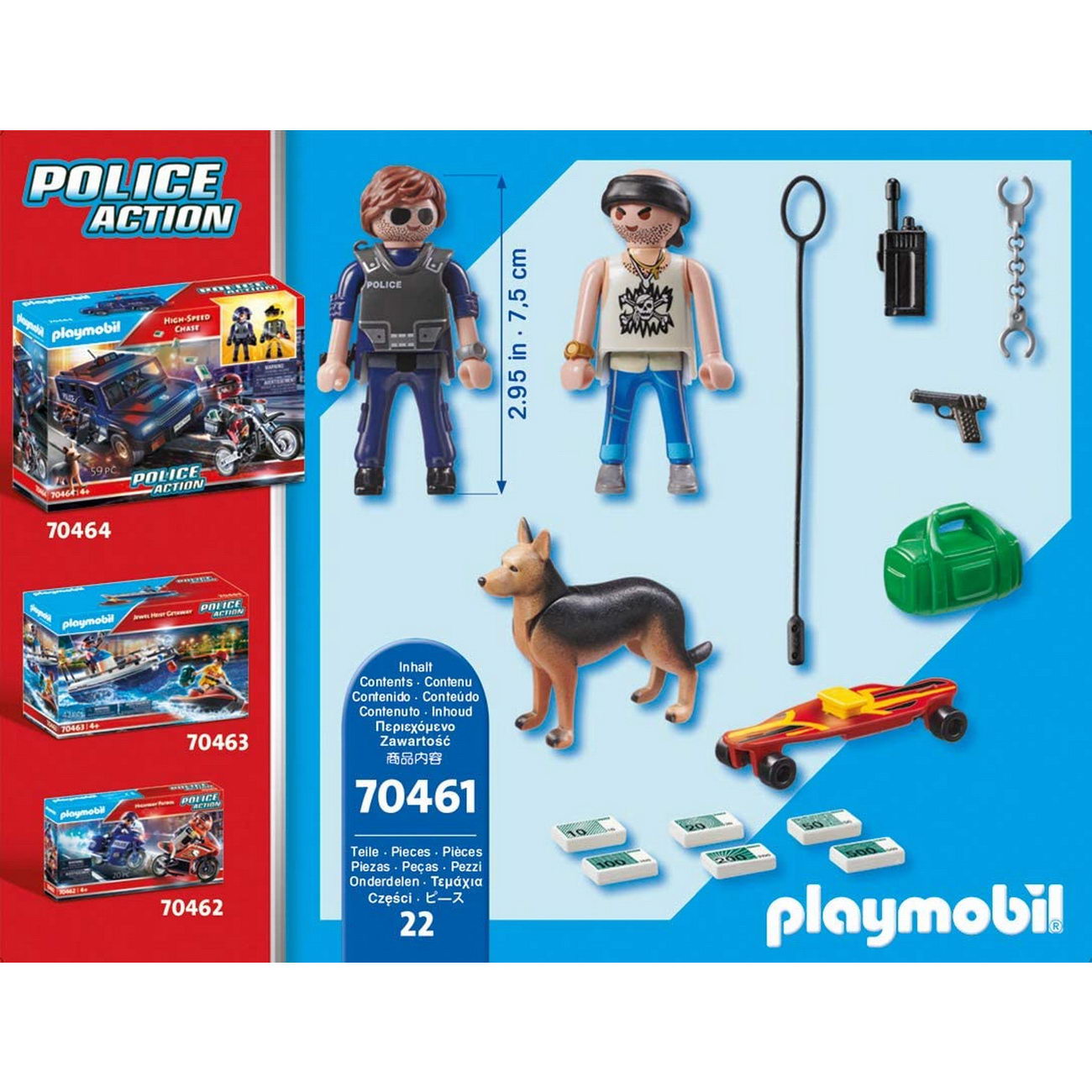 Playmobil 70461 - Polizei Kontrolle mit Hund (Police Action)