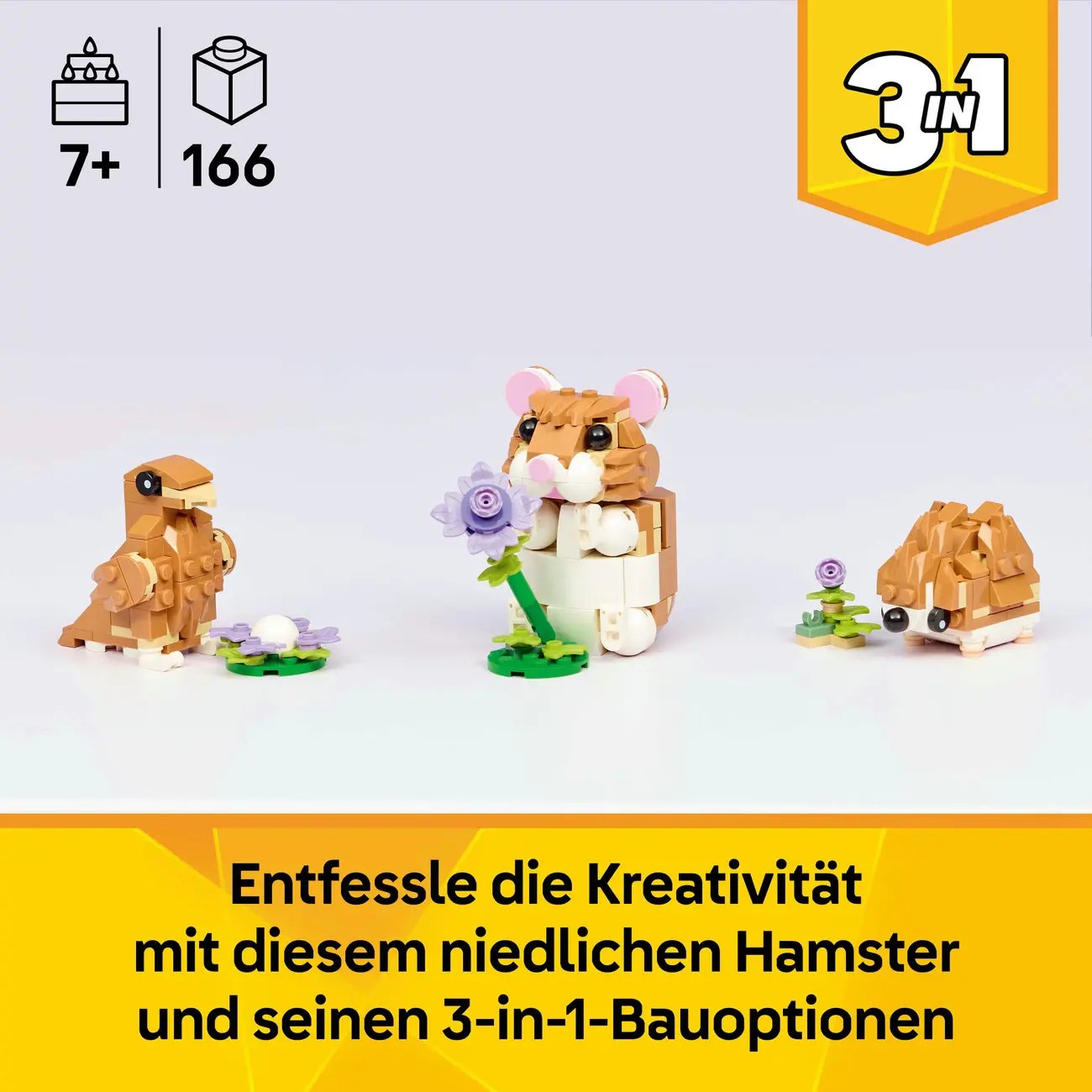 LEGO Creator - Niedlicher Hamster mit Blume (31376)