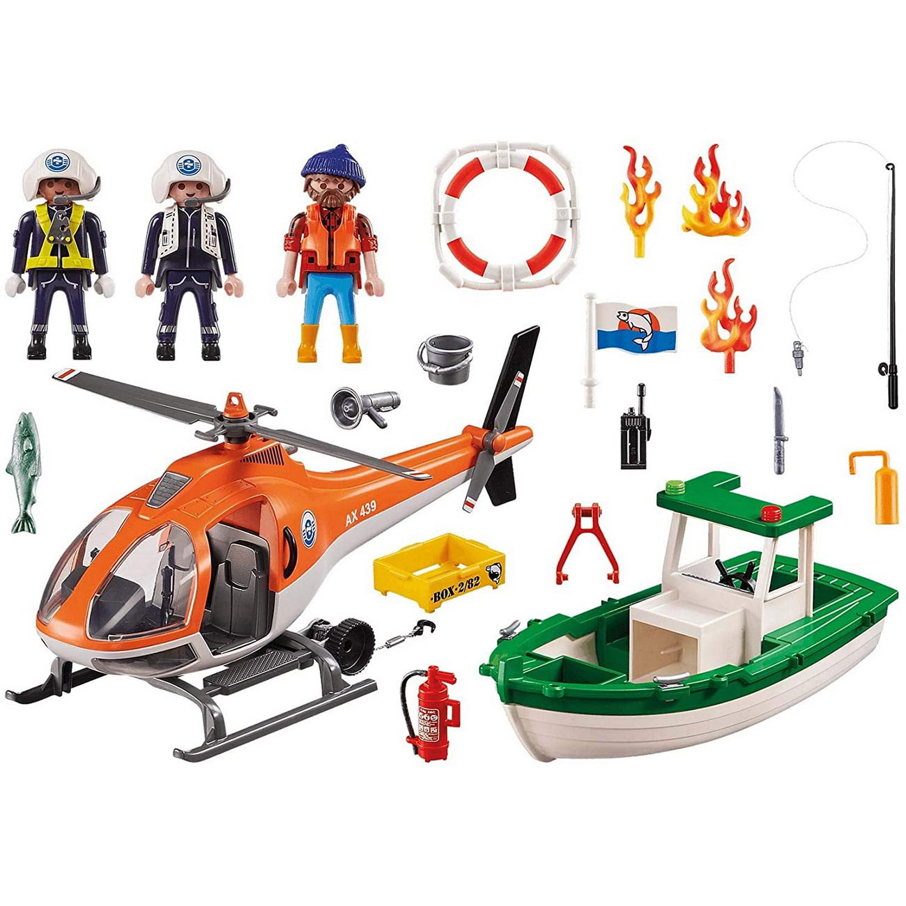 Playmobil 70491 - Coastal Fire Mission - Rescue Action