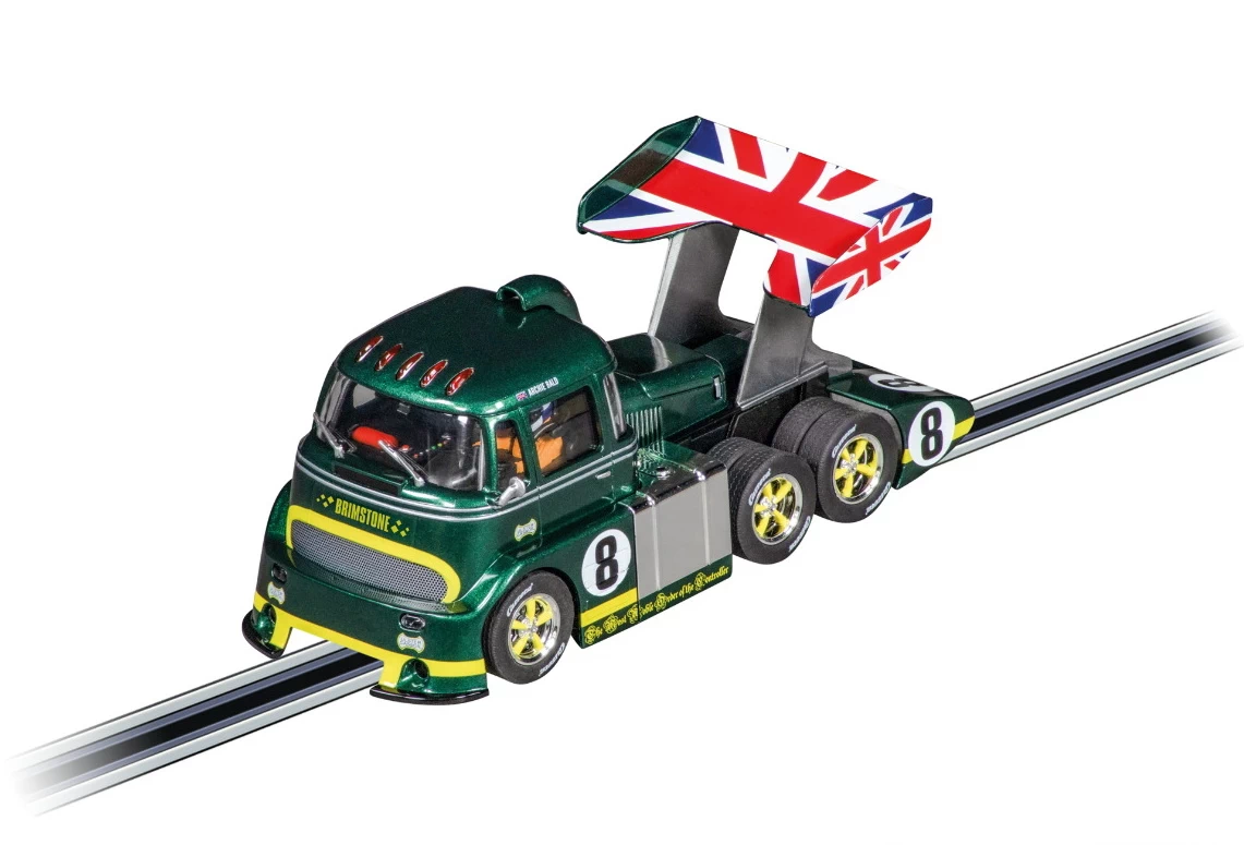 Racetruck Cabover British Racing Green No 8 (31093)