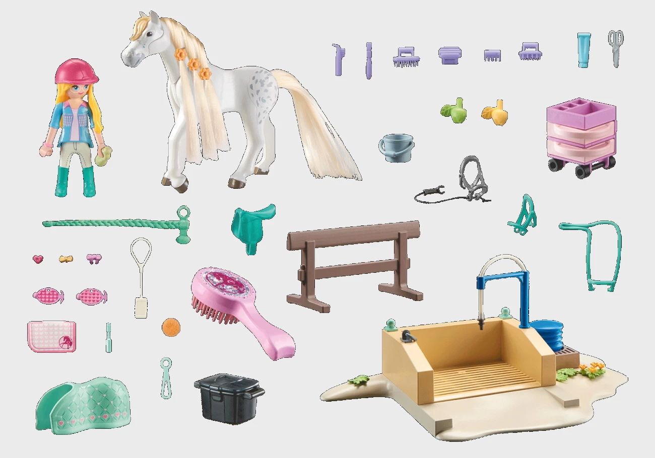 Playmobil 71354 - Isabella & Lioness mit Waschplatz - Horses of Waterfall