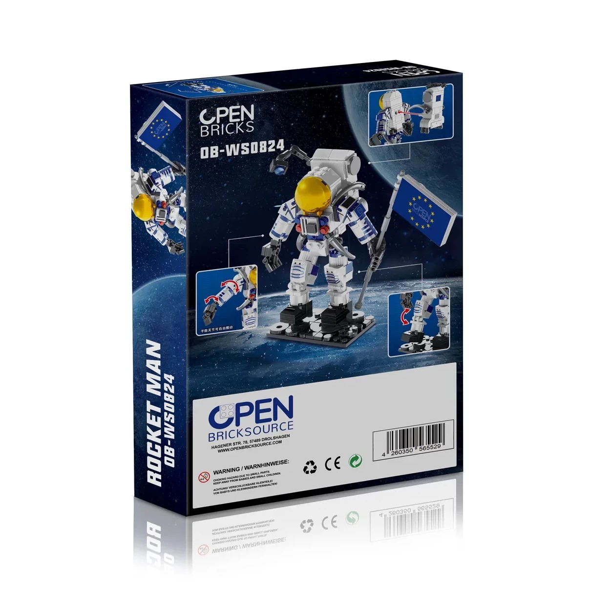 OPEN BRICKS Rocket Man - Astronaut