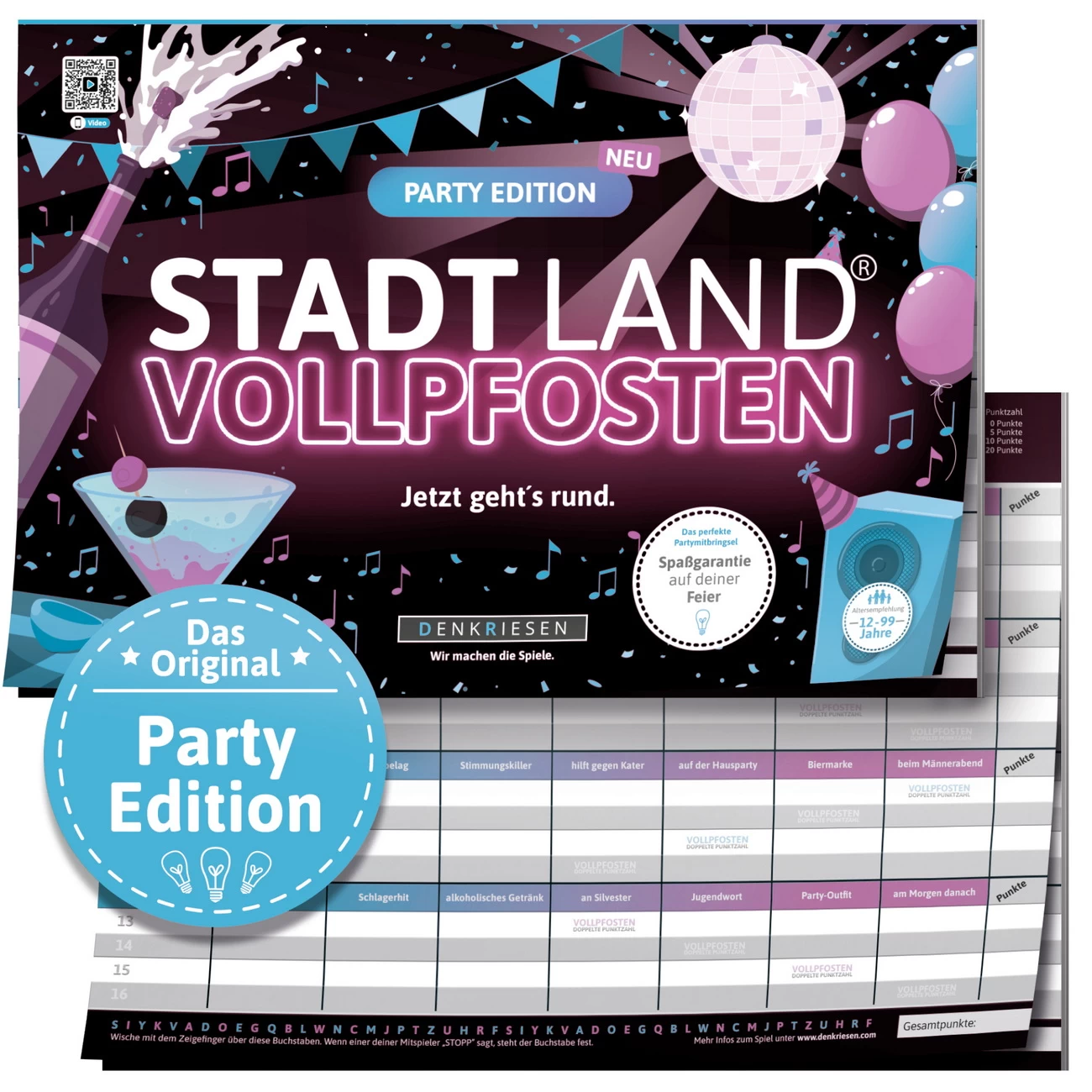 Party Edition - STADT LAND VOLLPFOSTEN (DENKRIESEN)