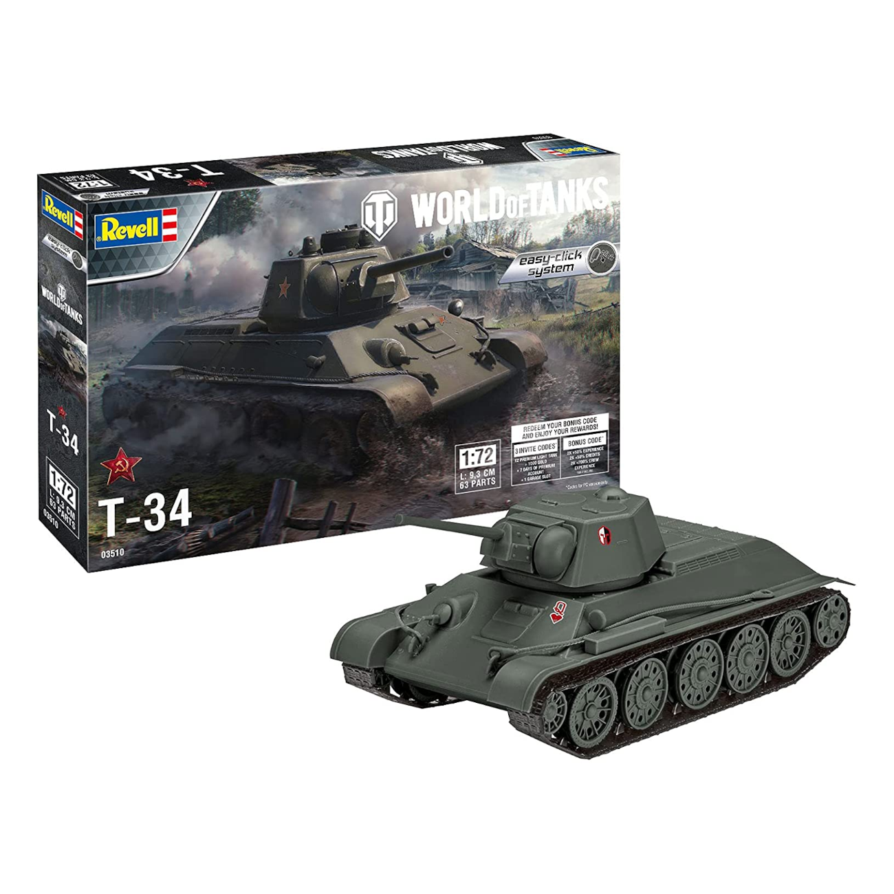 Revell 03510 - T-34 - World of Tanks easy-click