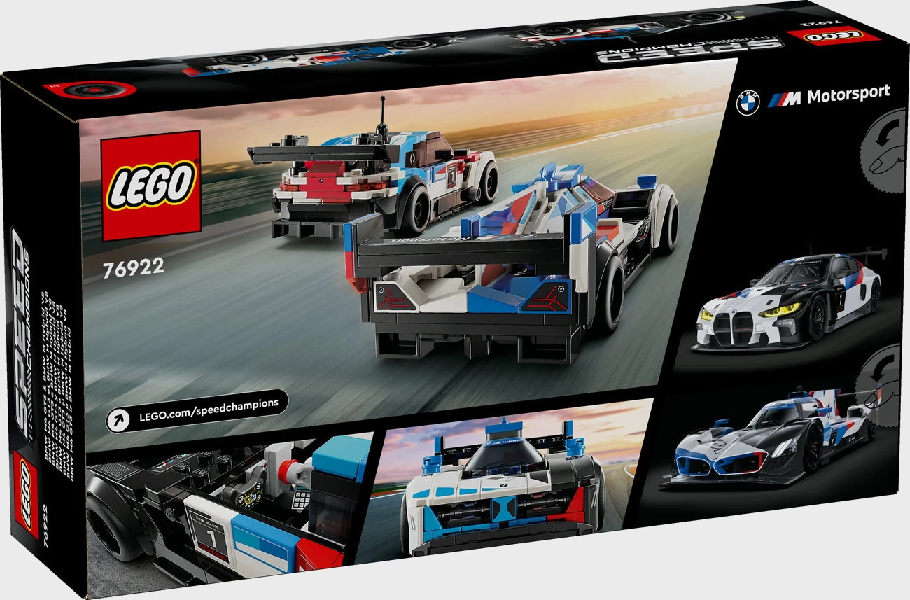 LEGO Speed Champions 76922 - BMW M4 GT3 & BMW M Hybrid V8 Rennwagen