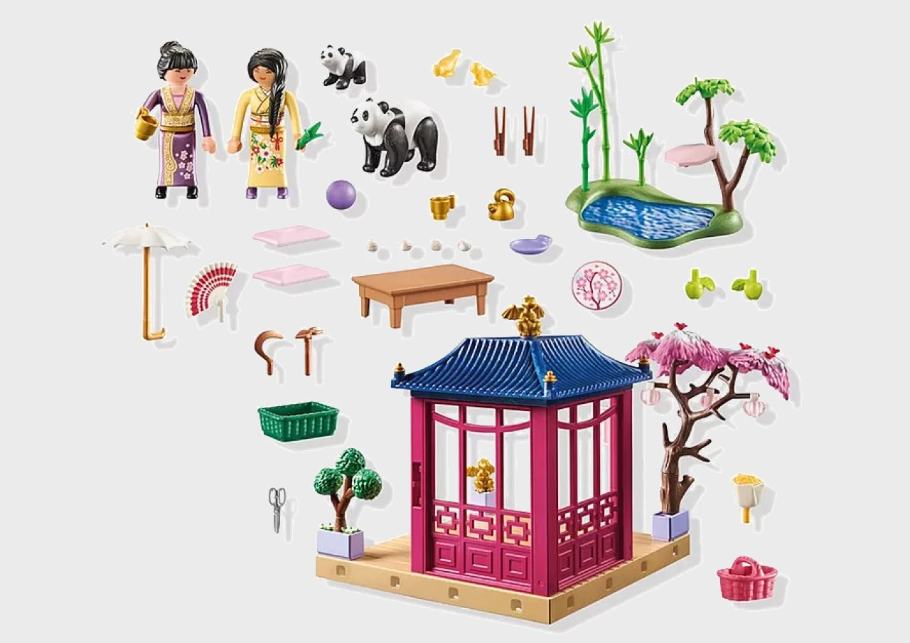 Playmobil 71762 - Asiatischer Garten mit Pandafütterung (My Life)
