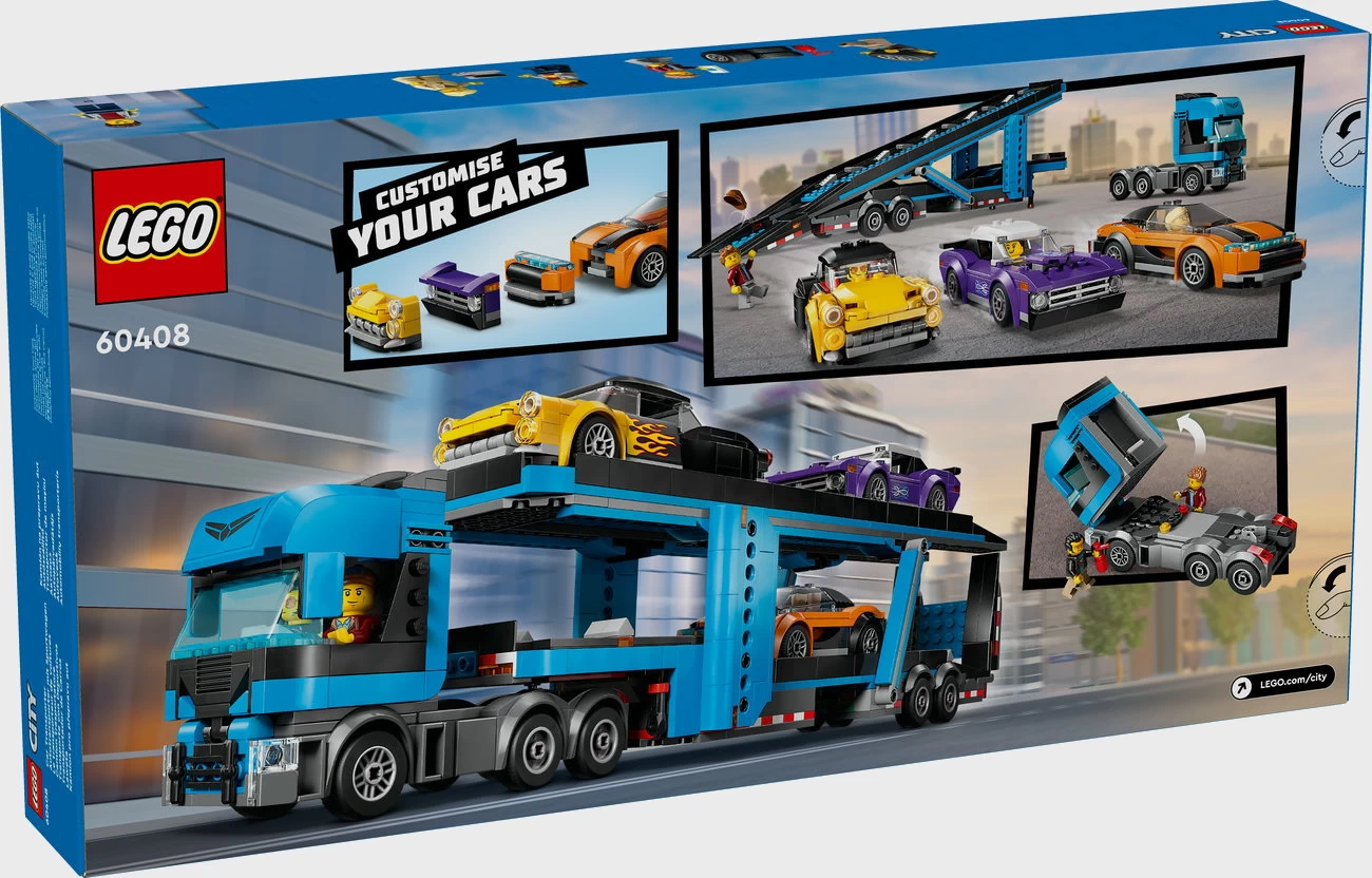 LEGO City 60408 - Autotransporter mit Sportwagen