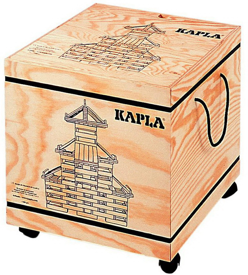 Kapla 1000er Kasten auf Rollen