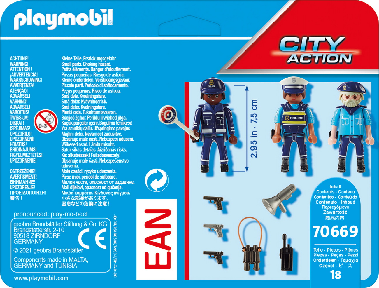 Playmobil 70669 Figurenset Polizei (City Action)