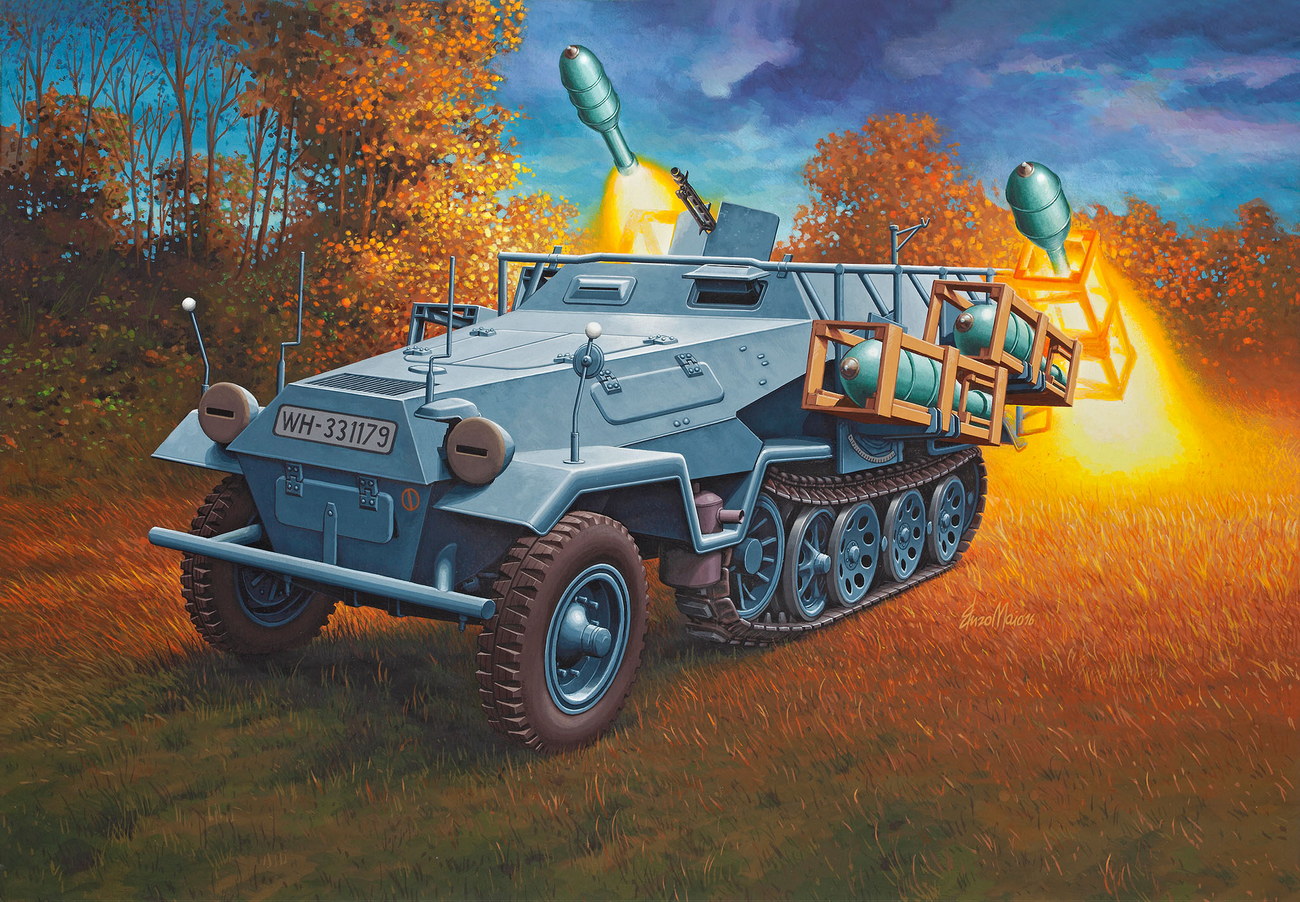 Revell 03248 - Sd.Kfz. 251/1 Ausf.B Stuka zu Fuß