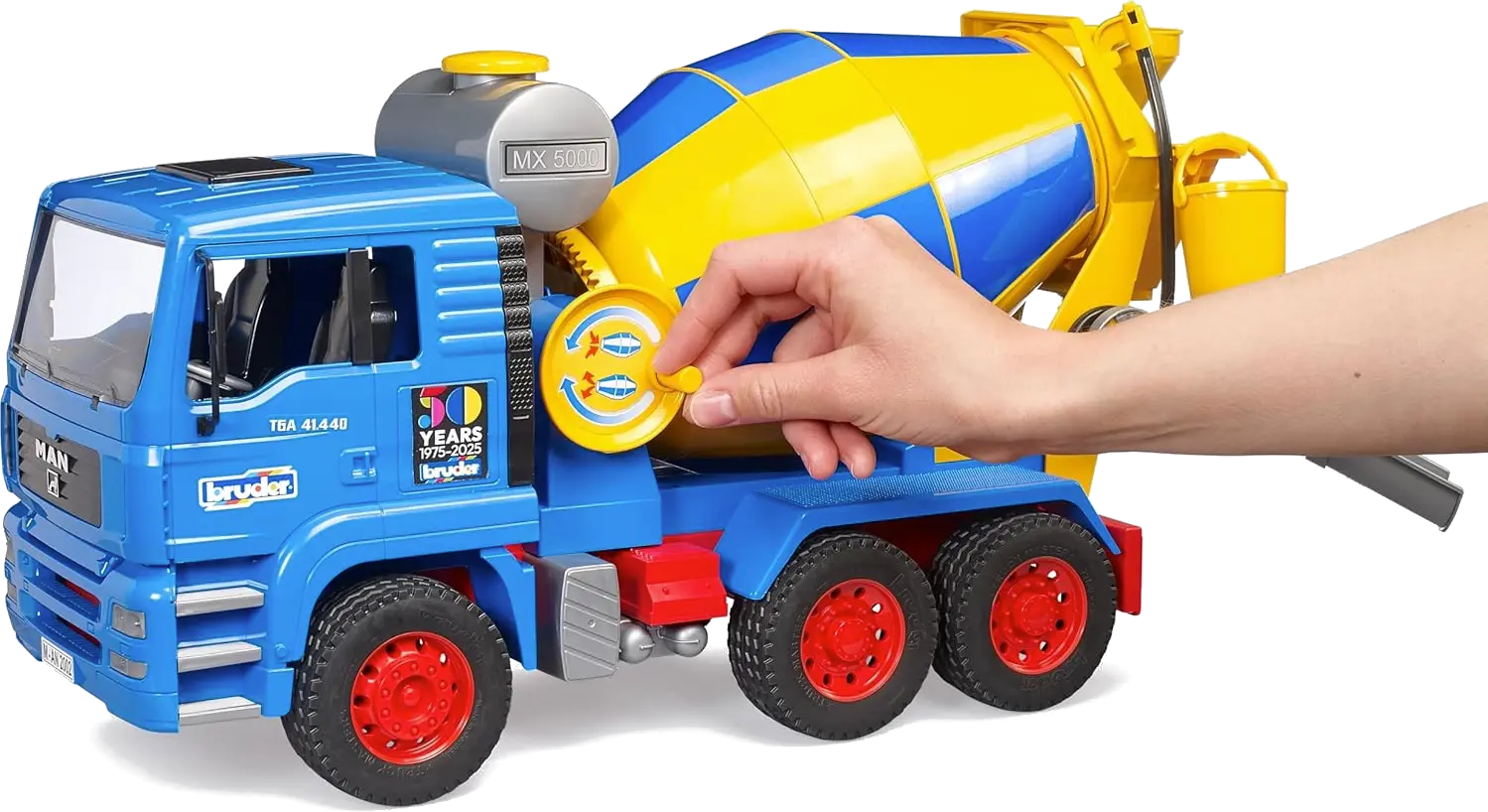 BRUDER 01063 - MAN TGA Betonmischer LKW - 50 Jahre Bruder