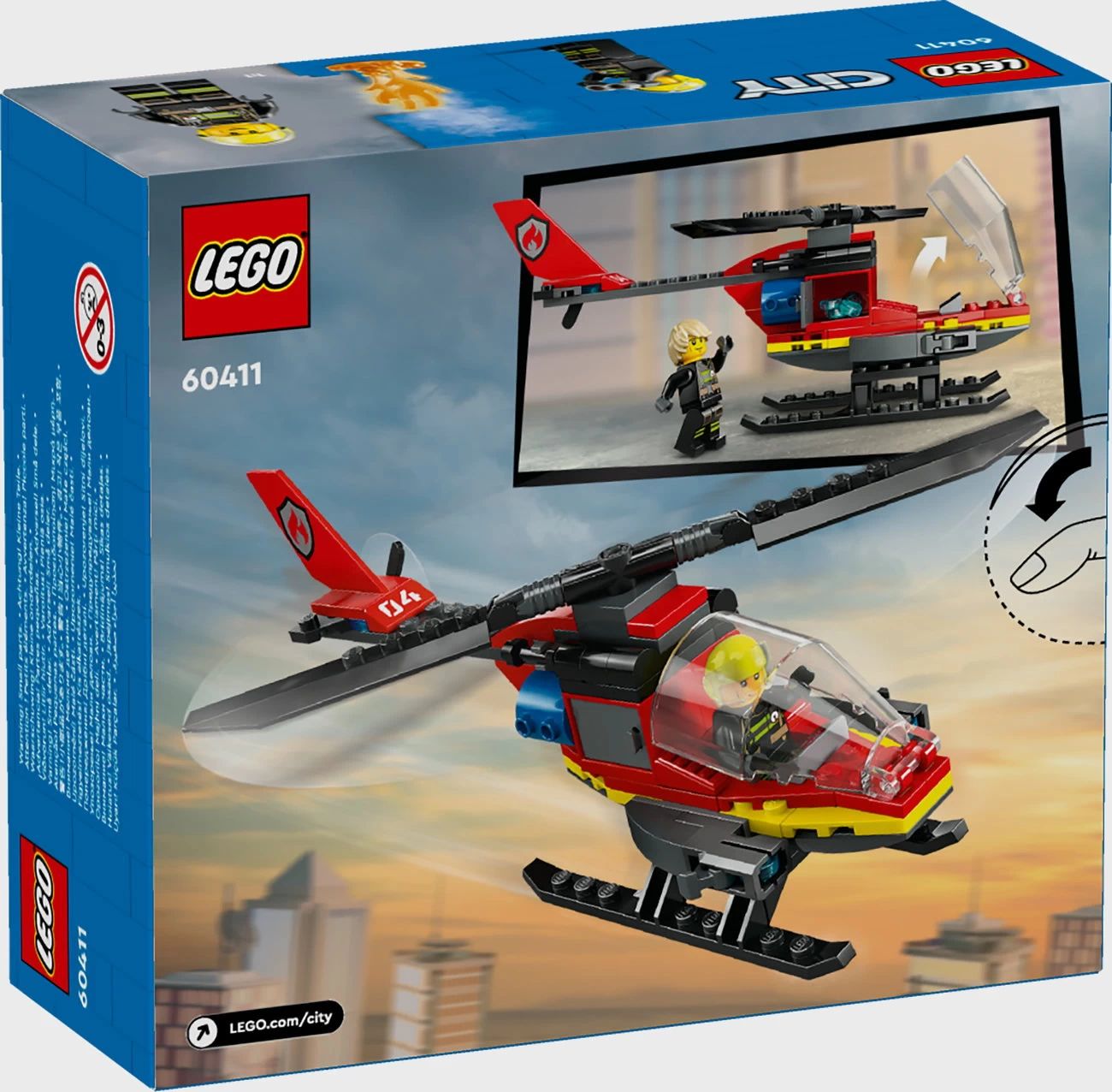 LEGO City 60411 - Feuerwehrhubschrauber